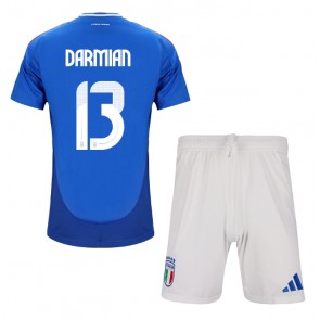 Italija Matteo Darmian #13 Domaci Dres za Dječji EP 2024 Kratak Rukavima (+ kratke hlače)